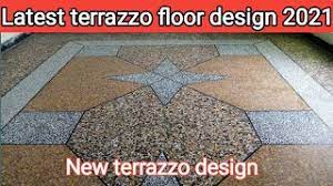 latest terrazzo chips floor design