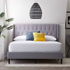 Wren Blue Gray Upholstered King Bed