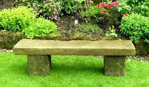 Garden Stone Garden Bench