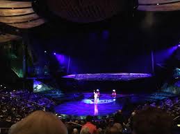 Mystere Theatre At Treasure Island Section 204 Row Gg Seat 6