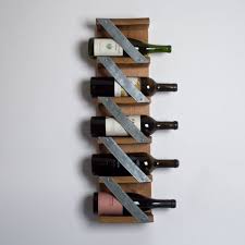 Modern Industrial Wall Wine Rack Uk