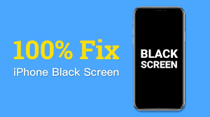 fix iphone 7 8 plus black screen of