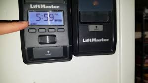 liftmaster wall control blinking slowly