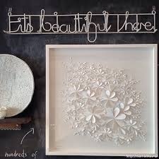 delightful diy paper flower wall art
