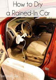 how to dry a rained in car two twenty one
