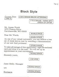    block style business letter spacing monthly bills template