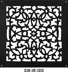 cast iron floor ceiling or wall grille