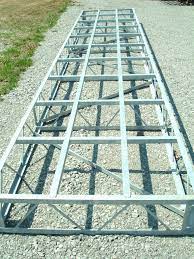 galvanized steel truss frames