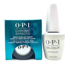 opi chrome effects gel nail polish duo