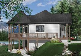 Country One Story House Plan Plus Basement