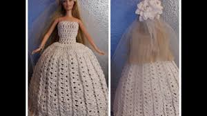 Trova una vasta selezione di vestito neonata uncinetto a prezzi vantaggiosi su ebay. Tutorial N 3 Vestito Da Sposa Per Barbie All Uncinetto Crochet Youtube