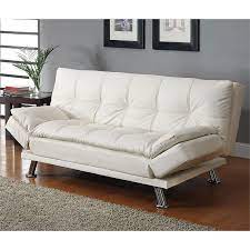 faux leather sleeper sofa