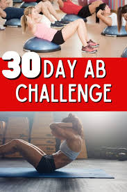 30 day ab challenge free printable