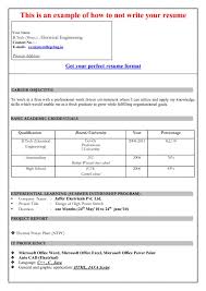 Microsoft Resume Templates For Freshers Resume Format Download In Ms