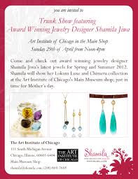 shamila fine jewelry trunk show at