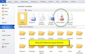 Templates In Microsoft Word One Of The Tutorials In The