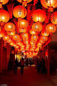 Street decorated with lanterns | Japan travel, Lanterns decor, Japan