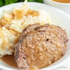 meatloaf with brown gravy food lovin