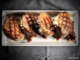 grilled stuffed pork chops