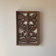 Carved Wood Wall Art Hangingdecorpanel