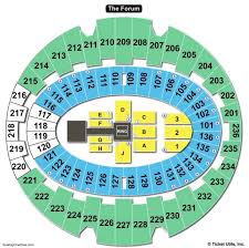 the forum inglewood seating charts