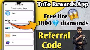 You should visit our website regularly to get the latest updates about games and apps for android. Toto Rewards App Referral Code Toto Rewards Referral Code Toto Rewards Free Fire Diamond Youtube