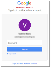 login to gmail with another account a