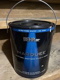 1 gallon behr marquee ultra pure white