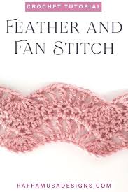 crochet the feather and fan sch