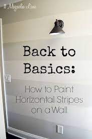 Horizontal Stripes On Your Walls