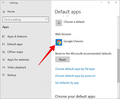 how to set or remove microsoft edge as