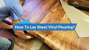 how to lay sheet vinyl flooring how to