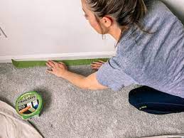 how to paint a room with carpeting