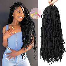 A number of these designs are through with utterly natural hair and a few might have some braid hair mixed in, we. Youngther 18 Inch Nu Faux Locs Crochet Hair Curly Wavy Nu Soft Locs Crochet Hair 6 Packs Goddess Locs Crochet Hair For Women 18inch 1b Pricepulse