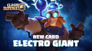 Clash Royale: NEW CARD REVEAL ⚡ ELECTRO GIANT - YouTube