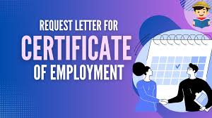 sle request letter for certificate