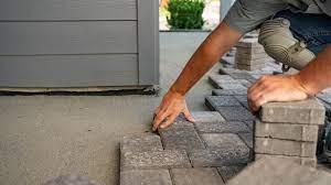 How To Install Patio Pavers Over An