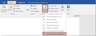 Quickly Convert Images To Equations In Word