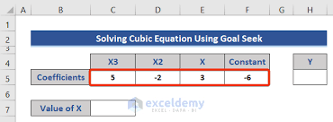 Solving Equations In Excel 5 Useful