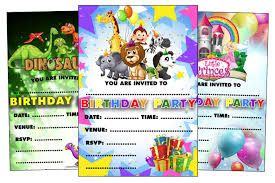 free printable birthday party invites
