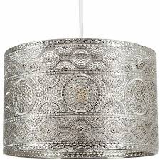 Moroccan Light Shade Chrome Ceiling