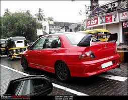 Japan used mitsubishi lancer evolution sports cars for sale. Spotted Red Mitsubishi Evo Viii In Mumbai Team Bhp