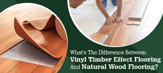 vinyl timber versus natural wood floor