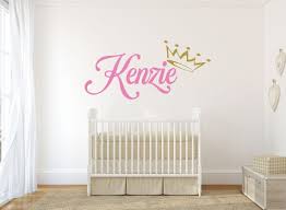 Personalized Name Vinyl Wall Decal With