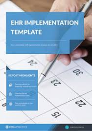 A Template For Your Ehr Project Implementation Timeline