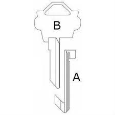 Residential Key Blanks Kwikset Lockout Key By Jet Hardware Mfg Clk Supplies