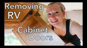 removing the rv cabinet doors you