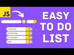 todo list app with html css