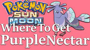 Pokemon Sun & Moon: Where to get Purple Nectar - YouTube