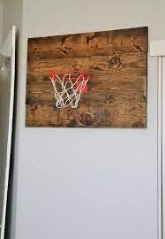 Wall Basketball Hoop Diy From Pallet